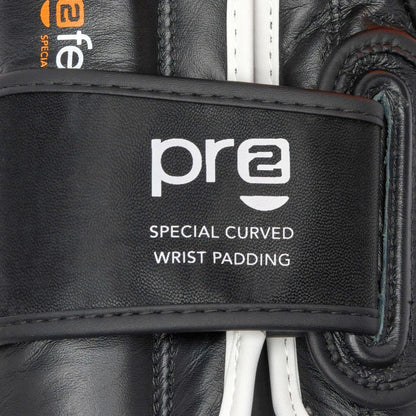Leone 1947 Boxhandschuhe Professional 2, schwarz-orange