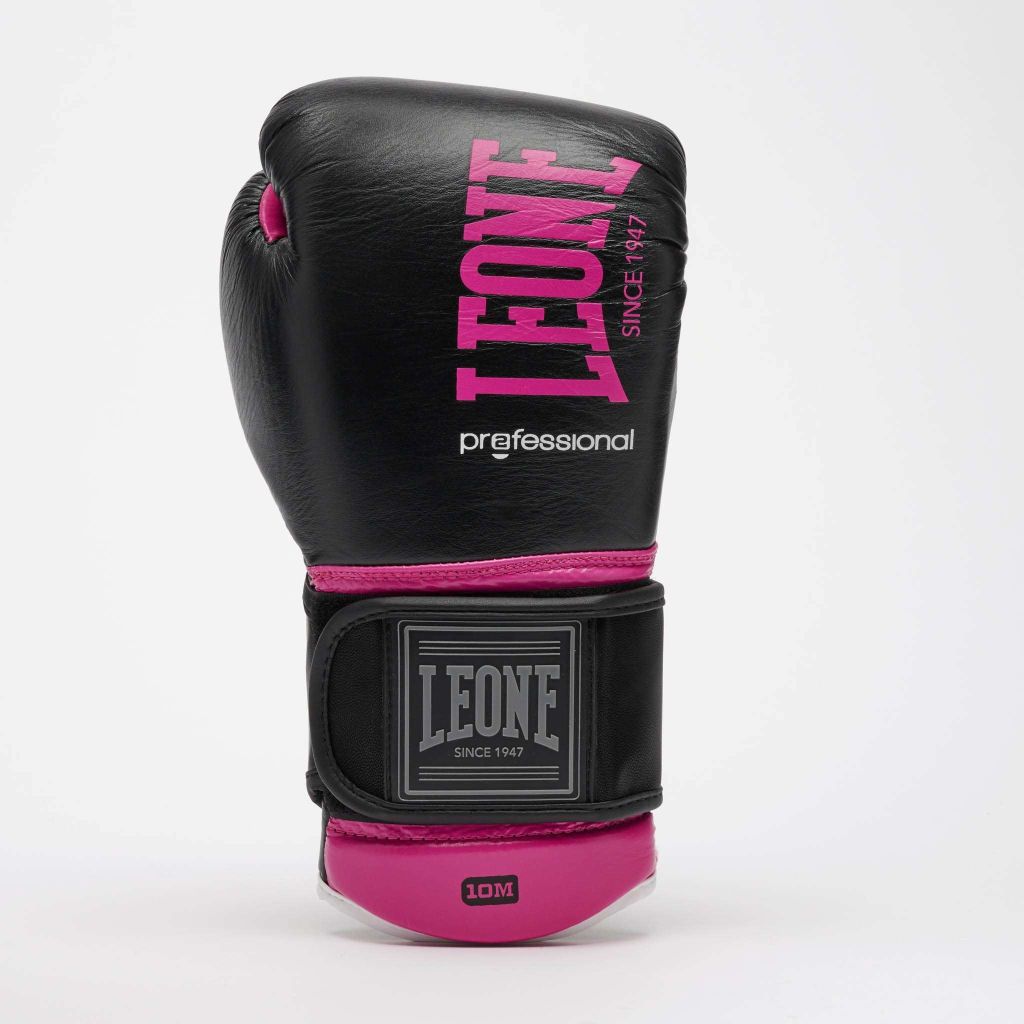 Leone 1947 Boxhandschuhe Professional 2, schwarz-rosa
