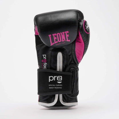 Leone 1947 Boxhandschuhe Professional 2, schwarz-rosa
