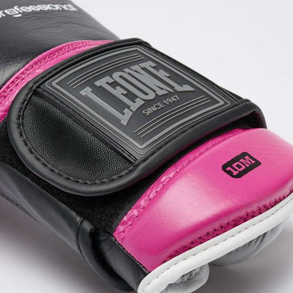Leone 1947 Boxhandschuhe Professional 2, schwarz-rosa