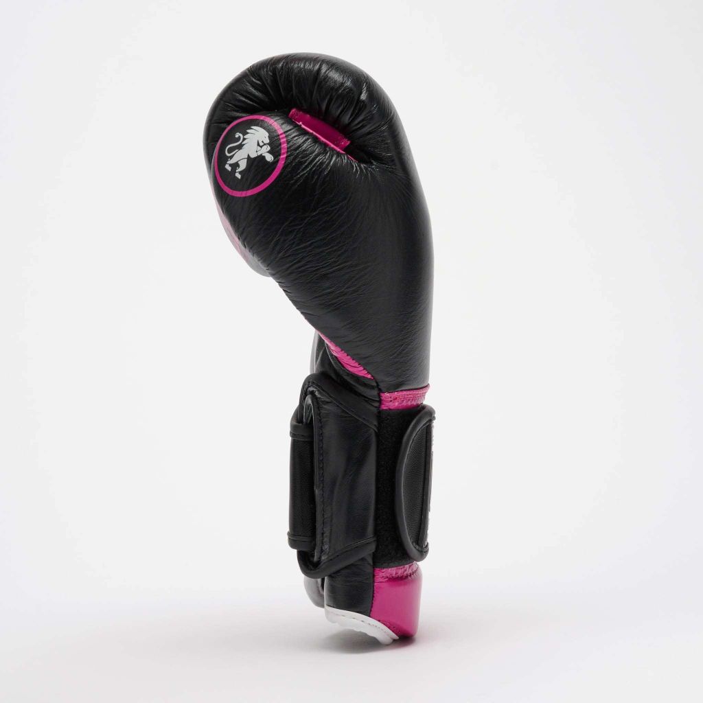 Leone 1947 Boxhandschuhe Professional 2, schwarz-rosa