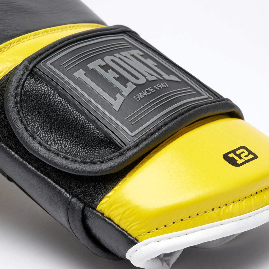 Leone 1947 Boxhandschuhe Professional 2, schwarz-gelb