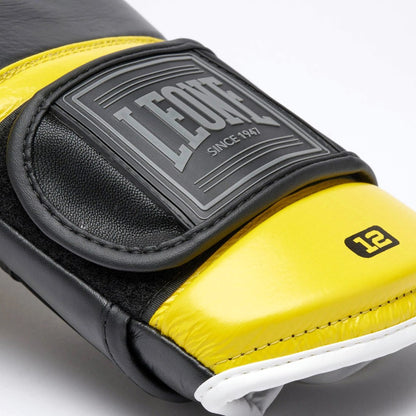 Leone 1947 Boxhandschuhe Professional 2, schwarz-gelb