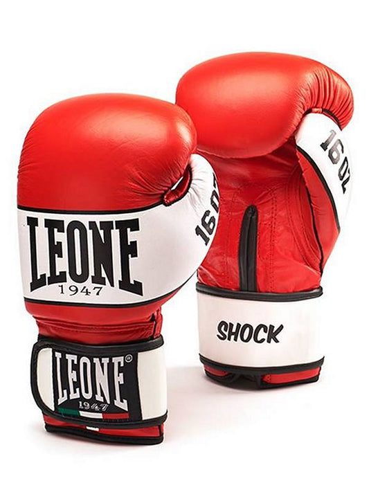 Leone 1947 Boxhandschuhe Shock, rot-weiss