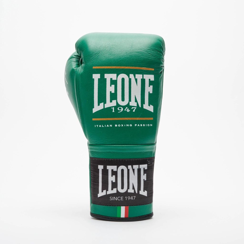 Leone 1947 Boxhandschuhe GN102L Shock Plus Lace Up, gruen