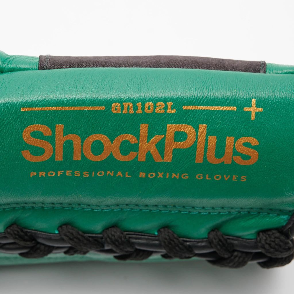 Leone 1947 Boxhandschuhe GN102L Shock Plus Lace Up, gruen