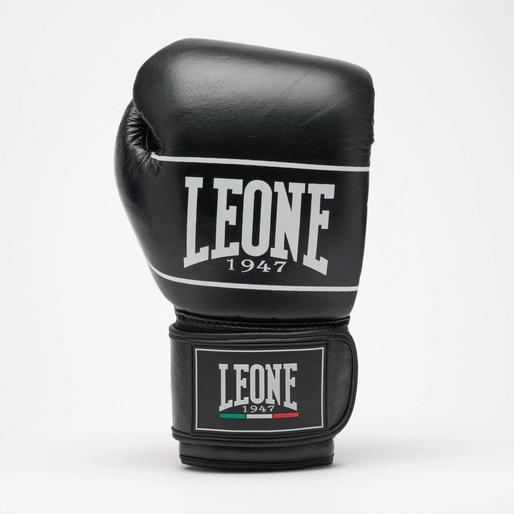 Leone 1947 Boxhandschuhe GN057 Velcro Shock Pro, schwarz-weiss
