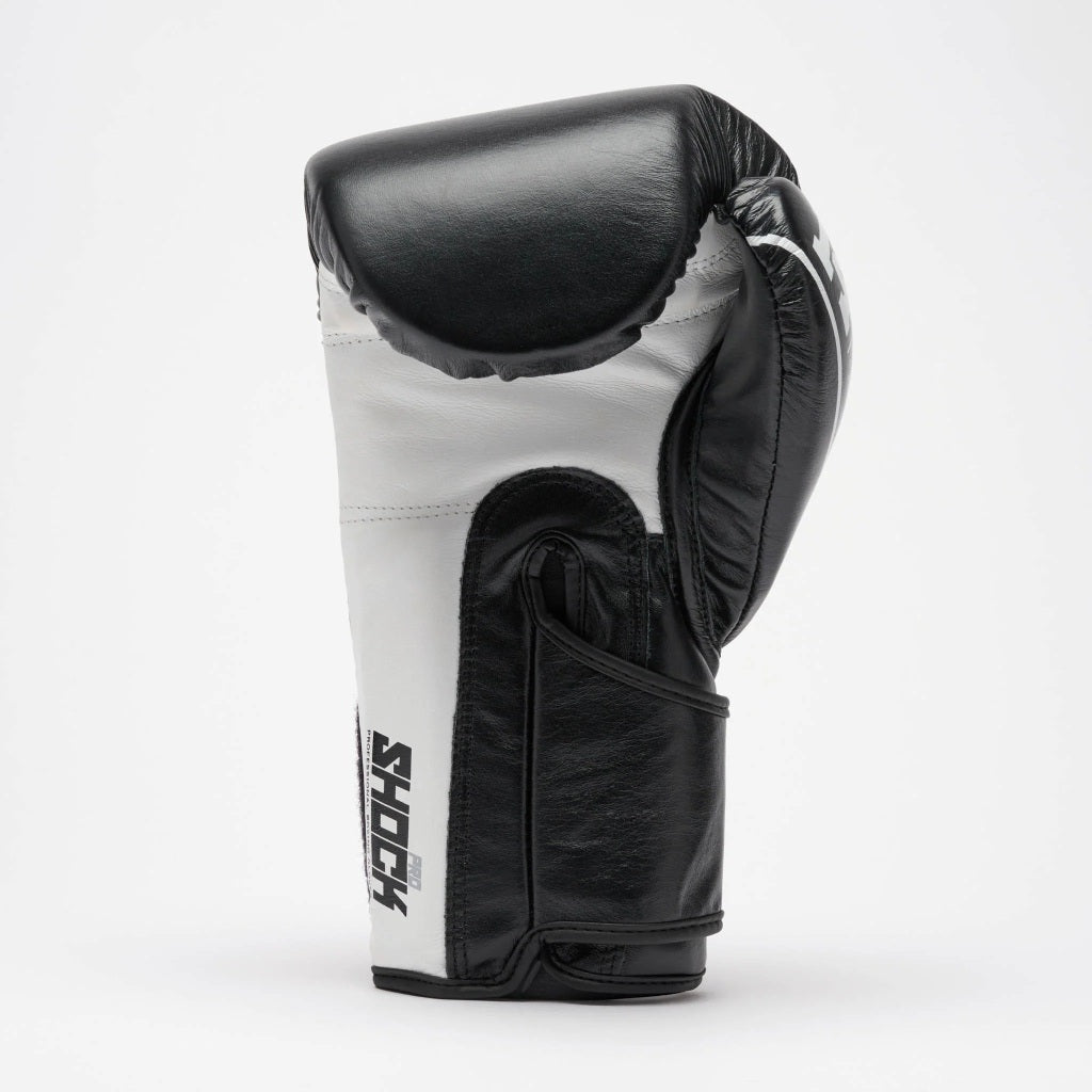 Leone 1947 Boxhandschuhe GN057 Velcro Shock Pro, schwarz-weiss