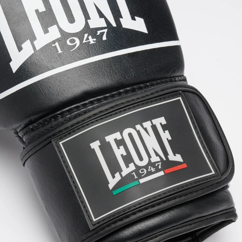 Leone 1947 Boxhandschuhe GN057 Velcro Shock Pro, schwarz-weiss
