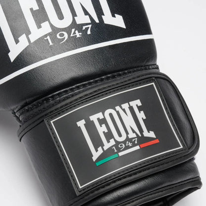 Leone 1947 Boxhandschuhe GN057 Velcro Shock Pro, schwarz-weiss