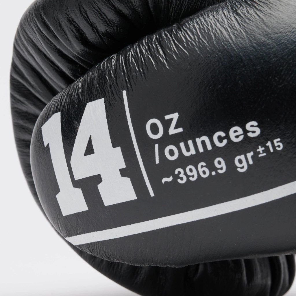 Leone 1947 Boxhandschuhe GN057 Velcro Shock Pro, schwarz-weiss