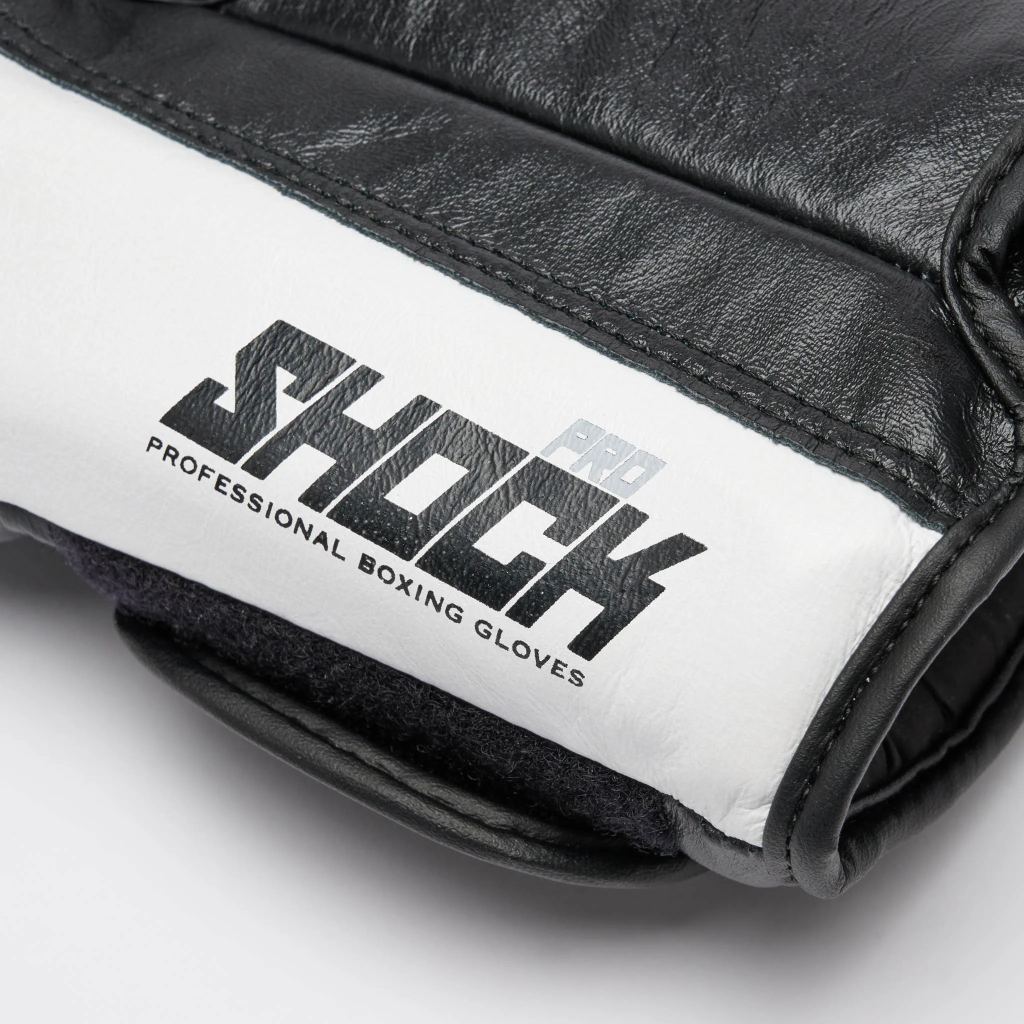 Leone 1947 Boxhandschuhe GN057 Velcro Shock Pro, schwarz-weiss