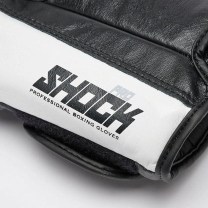 Leone 1947 Boxhandschuhe GN057 Velcro Shock Pro, schwarz-weiss