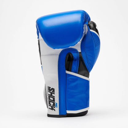 Leone 1947 Boxhandschuhe GN057 Velcro Shock Pro, blau-schwarz