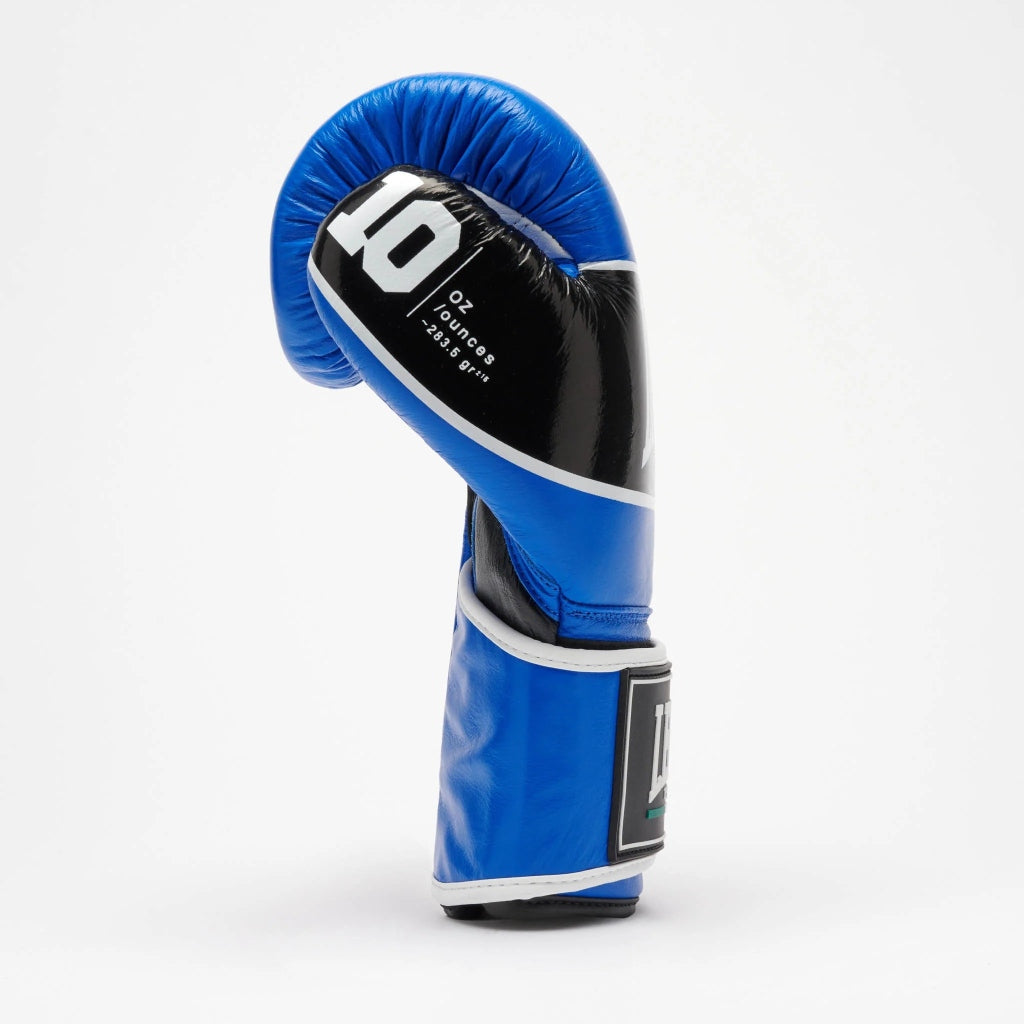 Leone 1947 Boxhandschuhe GN057 Velcro Shock Pro, blau-schwarz