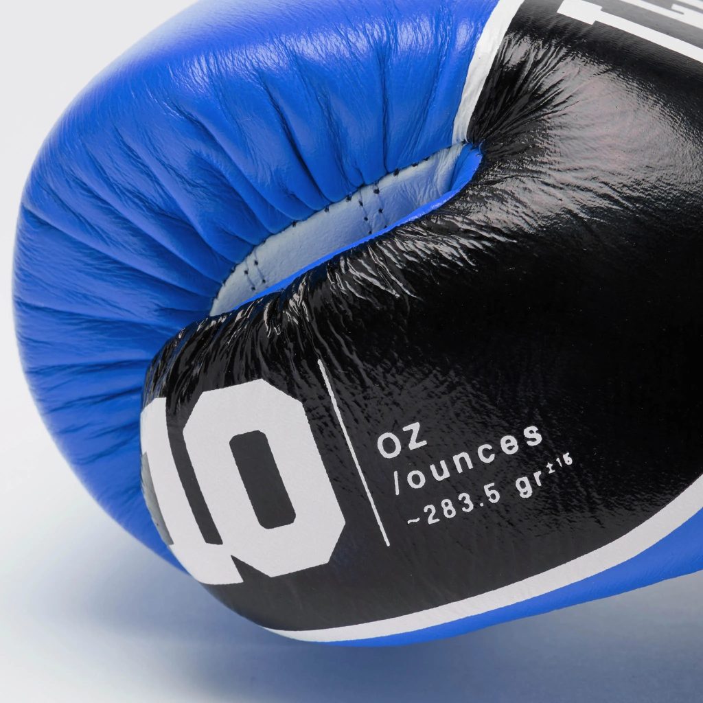 Leone 1947 Boxhandschuhe GN057 Velcro Shock Pro, blau-schwarz