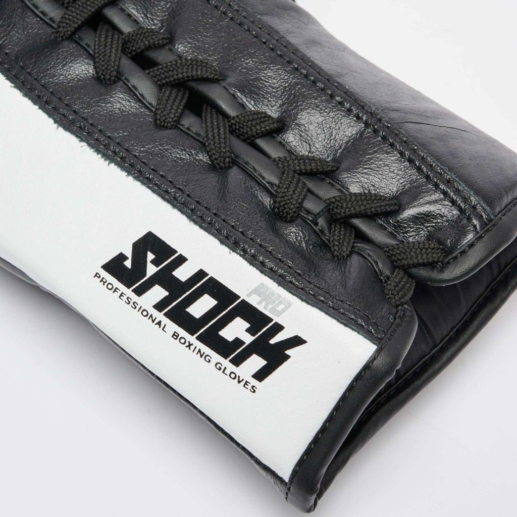 Leone 1947 Boxhandschuhe GN057L Shock Pro Lace Up, schwarz