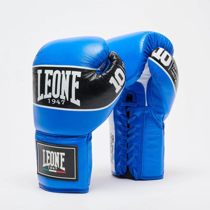 Leone 1947 Boxhandschuhe GN057L Shock Pro Lace Up, blau