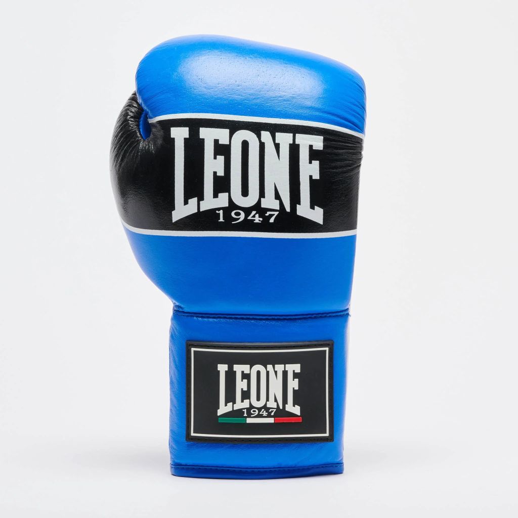 Leone 1947 Boxhandschuhe GN057L Shock Pro Lace Up, blau