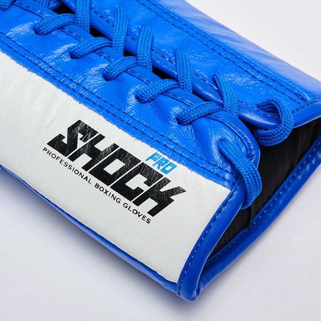 Leone 1947 Boxhandschuhe GN057L Shock Pro Lace Up, blau