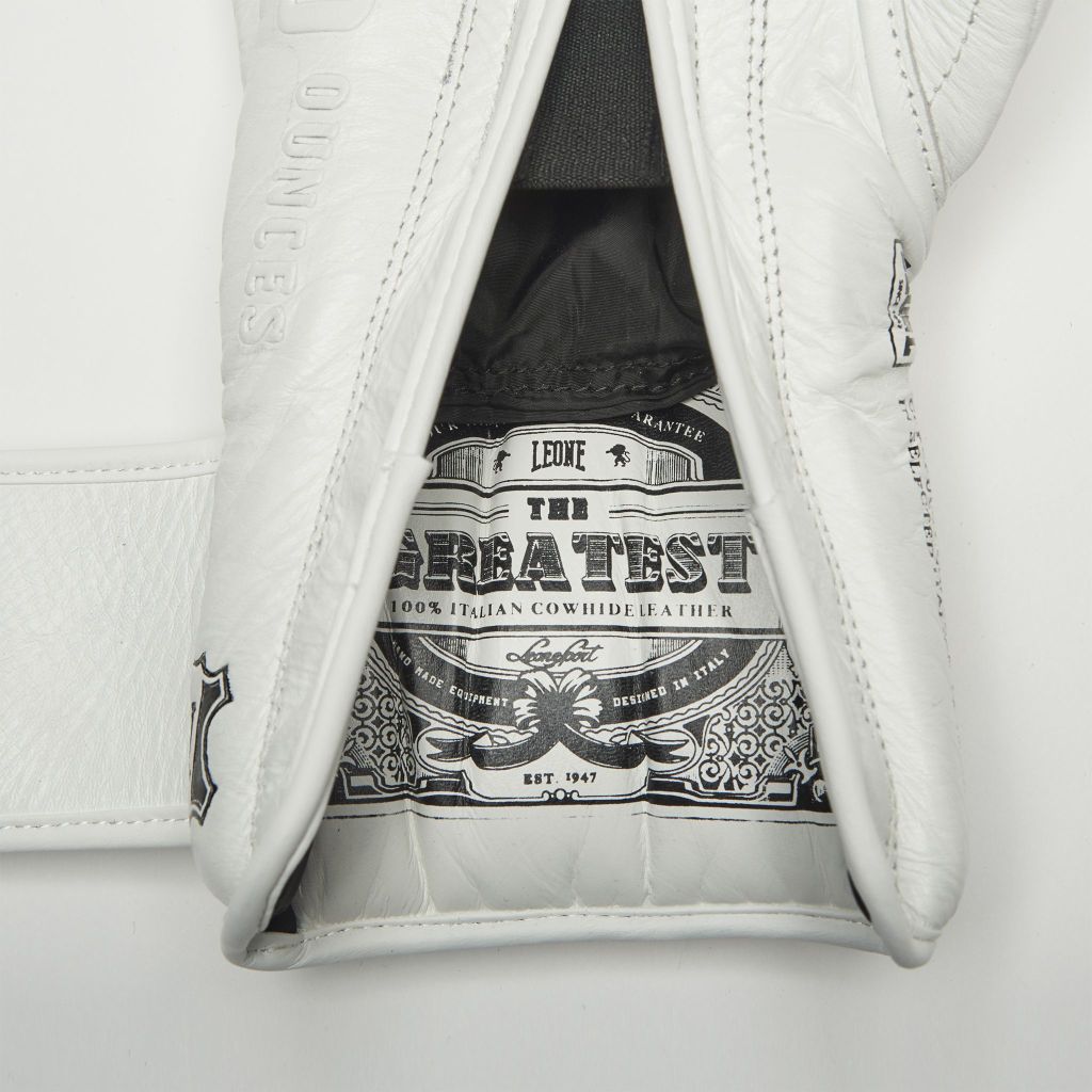 Leone 1947 Boxhandschuhe The Greatest, weiss