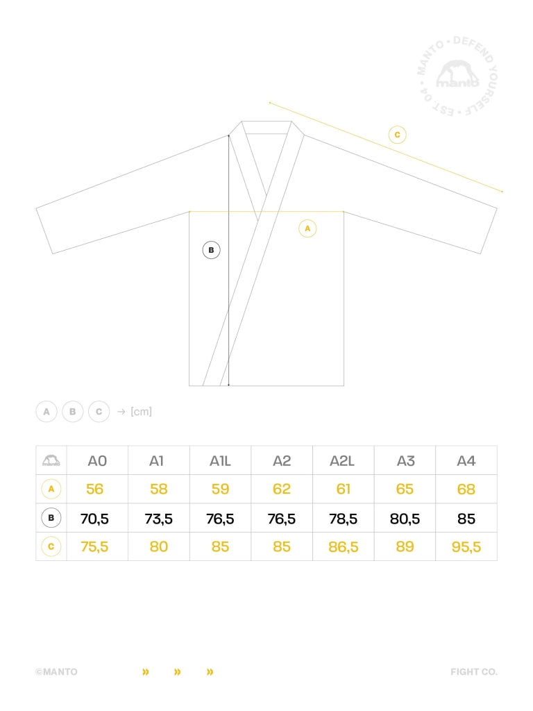 Manto BJJ Gi Miko, blau