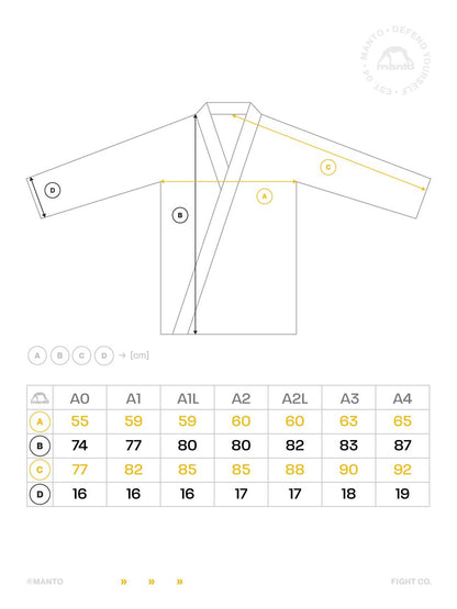 MANTO BJJ Gi Miko, weiss
