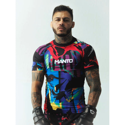 Manto Rashguard SS Rave, mehrfarbig