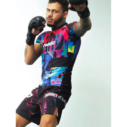 Manto Rashguard SS Rave, mehrfarbig