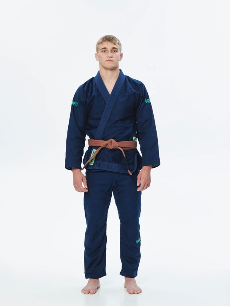 Manto BJJ Gi Rise 2.0, navy-gruen