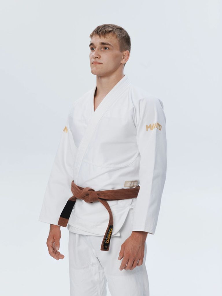 Manto BJJ Gi Rise 2.0, weiss-gold