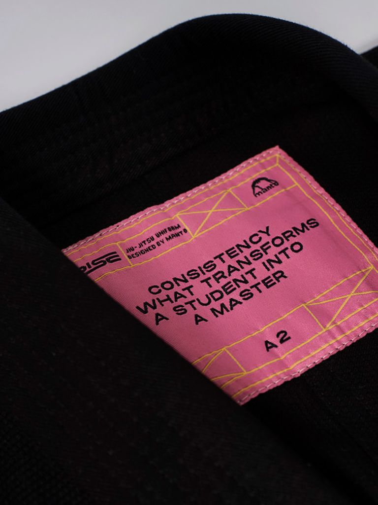 Manto BJJ Gi Rise 2.0, schwarz-rosa