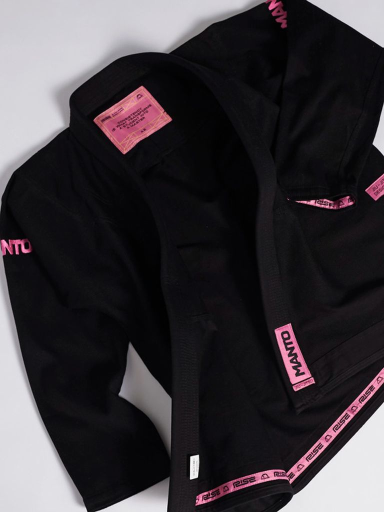 Manto BJJ Gi Rise 2.0, schwarz-rosa