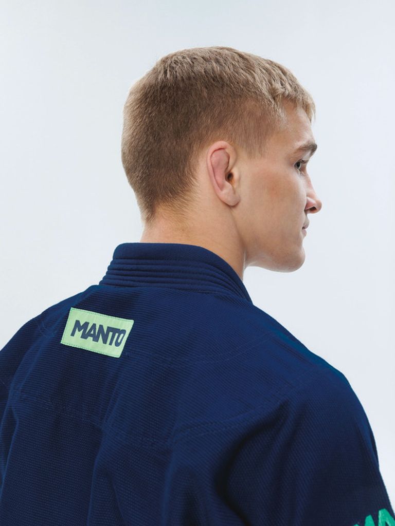 Manto BJJ Gi Rise 2.0, navy-gruen
