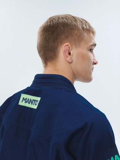 Manto BJJ Gi Rise 2.0, navy-gruen