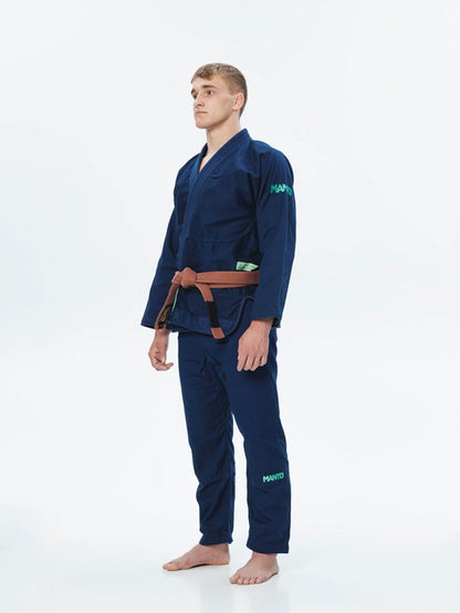 Manto BJJ Gi Rise 2.0, navy-gruen