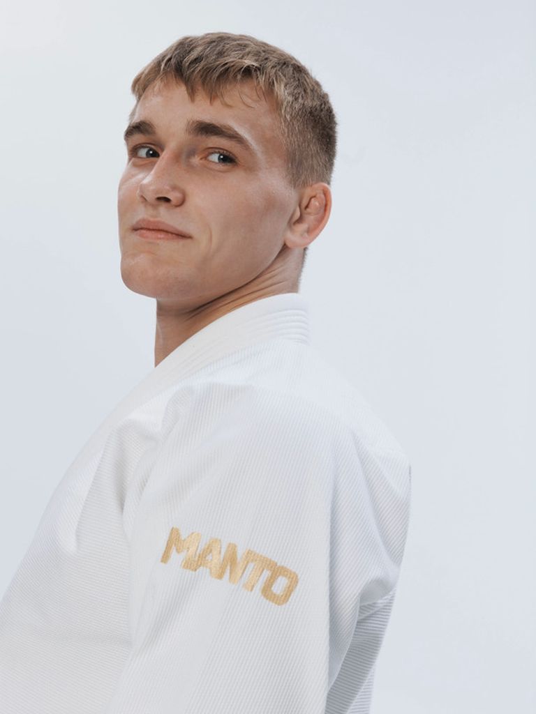 Manto BJJ Gi Rise 2.0, weiss-gold