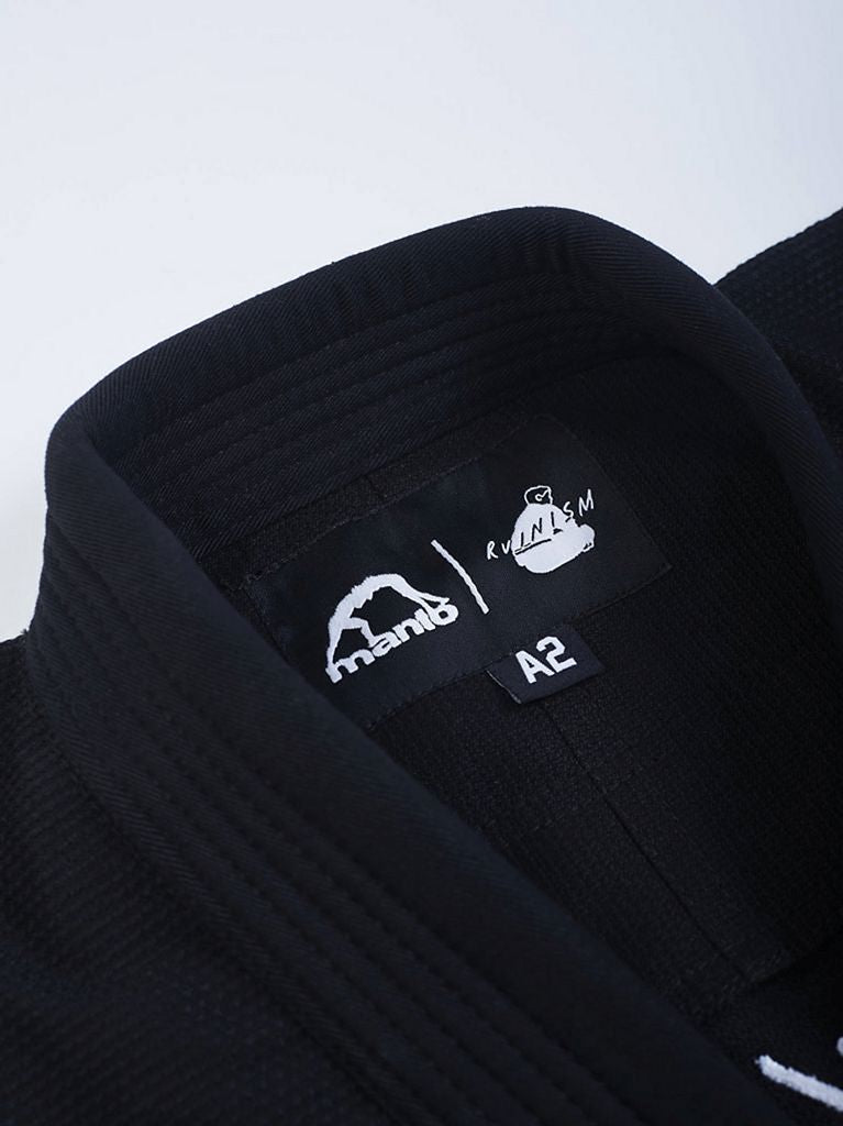 Manto BJJ Gi Ruinism, schwarz