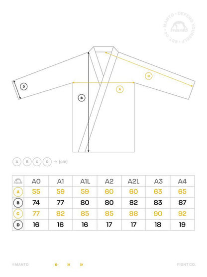 Manto BJJ Gi Ruinism, schwarz