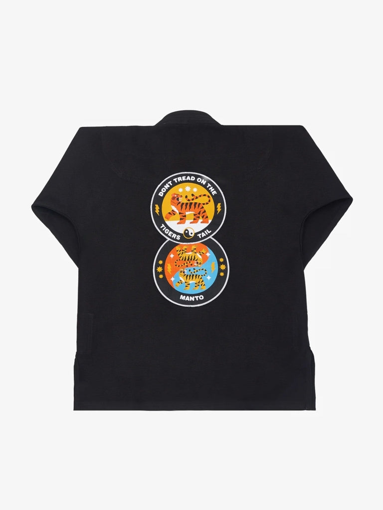 Manto BJJ Gi Tigers Tail, schwarz
