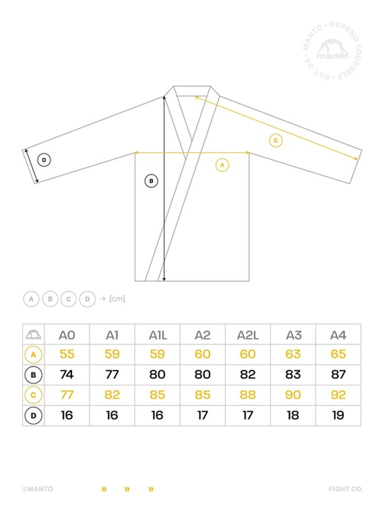 Manto BJJ Gi Tigers Tail, schwarz