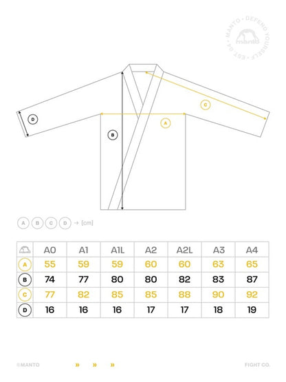 Manto BJJ Gi Tigers Tail, schwarz