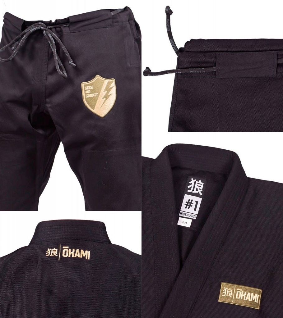 Okami BJJ Gi SAS NextGen Limited, schwarz