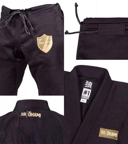 Okami BJJ Gi SAS NextGen Limited, schwarz