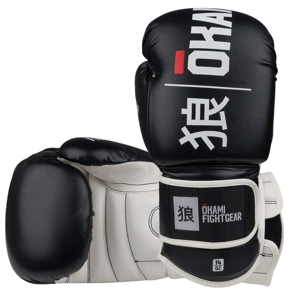 Okami Boxhandschuhe Rumble, schwarz-weiss
