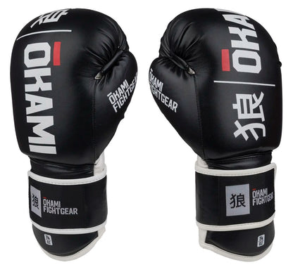 Okami Boxhandschuhe Rumble, schwarz-weiss