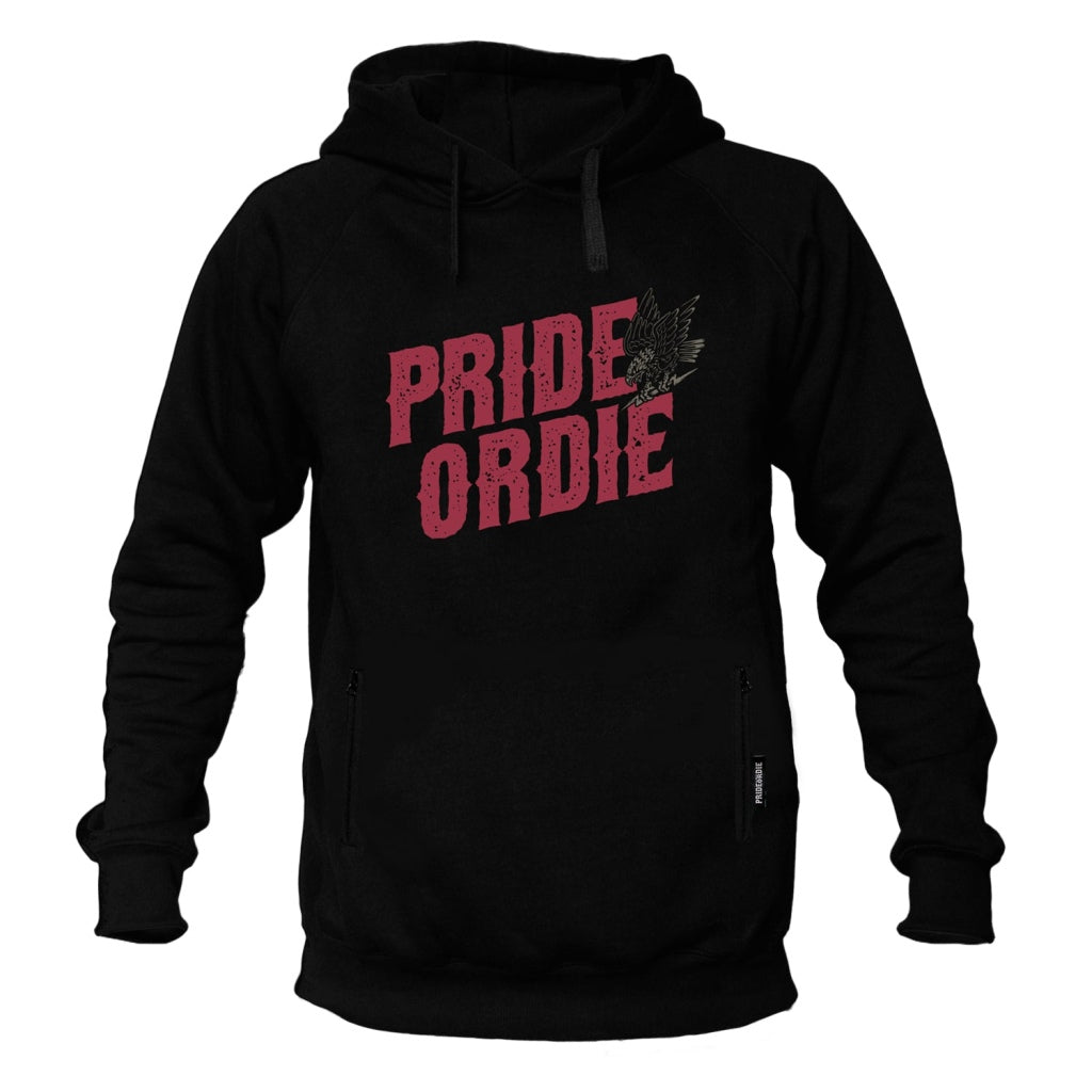 Pride Or Die Kapuzenpullover Prey On The Strong, schwarz