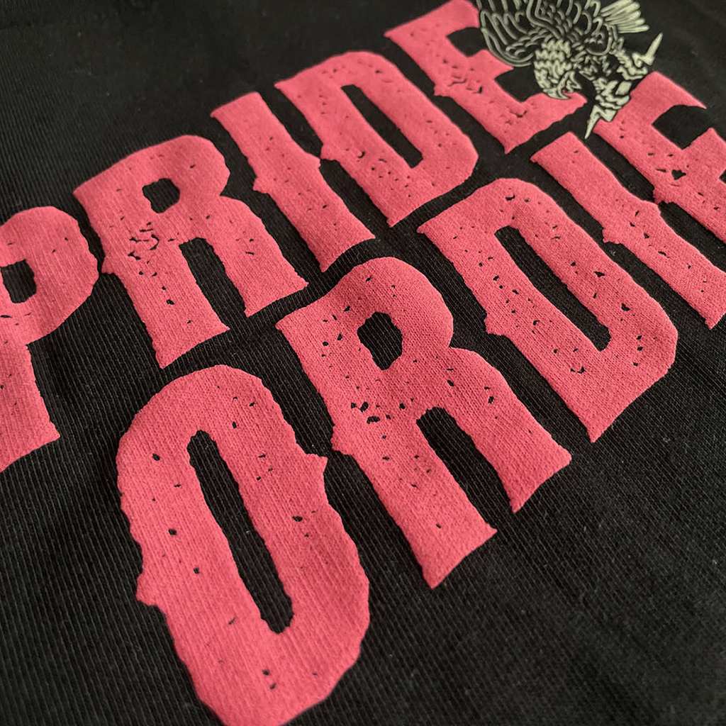 Pride Or Die Kapuzenpullover Prey On The Strong, schwarz