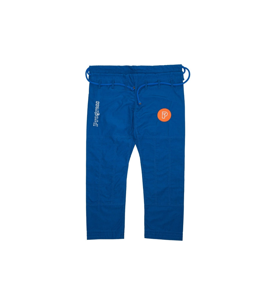 Progress Jiu Jitsu BJJ Gi Featherlight Lightweight Competition, blau