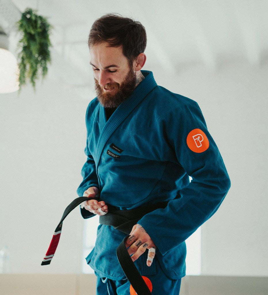 Progress Jiu Jitsu BJJ Gi Featherlight Lightweight Competition, blau